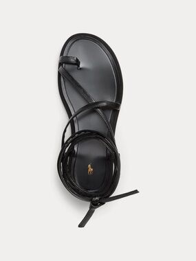 POLO RALPH LAUREN Toe-Strap Lace-Up Sandal Size 9 B